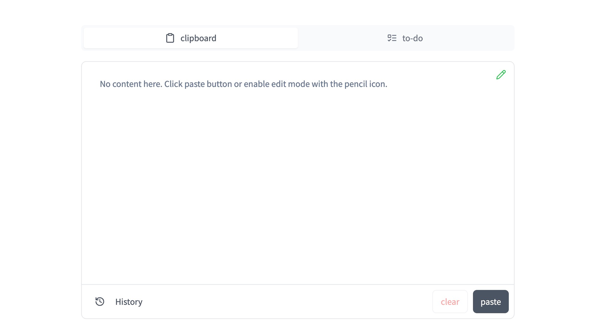 Smart clipboard manager interface showing design asset organization for Figma and creative workflows