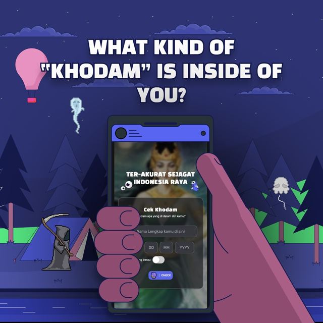 Discover Your Personal KHODAM! 🌟 Dive into the mystical world and find your guardian spirit. Visit our website now! ✨🔮 by typing [ prayoga.io/khodam ] on everywhere